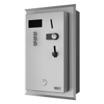 Podtynkowy automat od czterech do dwunastu prysznicy, 24 V DC, wybór prysznica przez automat, sterowanie interaktywne
