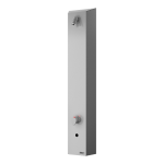 Nierdzewny automatyczny panel prysznicowy na podczerwień, z mieszaczem termostatycznym, 24 V DC
