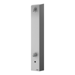 Nierdzewny automatyczny panel prysznicowy na podczerwień, z mieszaczem, 6 V