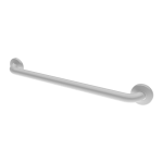 Stalowa poręcz uniwersalna, stała, długość 690 mm, kolor biały - Komaxit