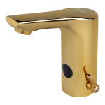 Stojąca bateria umywalkowa z mieszaczem, GOLD, 24 V DC