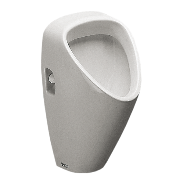 Urinal Caprino with a radar flushing unit and integrated power supply, 230V AC