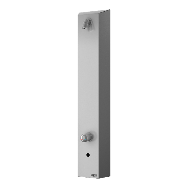 Nierdzewny automatyczny panel prysznicowy na podczerwień, z mieszaczem, 24 V DC
