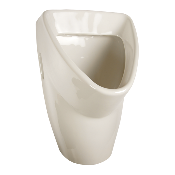 Urinal Livo with a radar flushing unit and integrated power supply, 230V AC