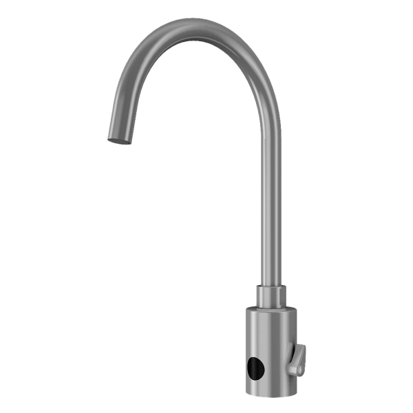 Stojąca bateria umywalkowa z mieszaczem, wysokość baterii 250 mm, 24 V DC