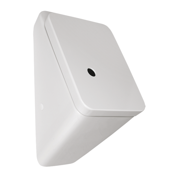 Urinal Alessi Dot with cover with a radar flushing unit and integrated power supply, 230V AC