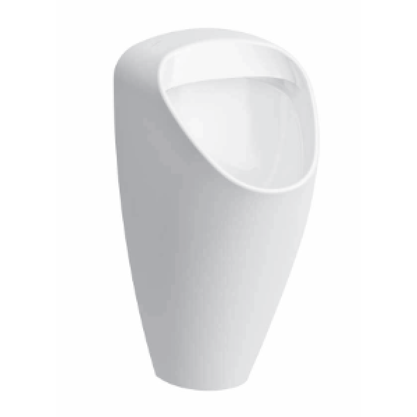 Urinal Caprino Plus with a radar flushing unit and integrated power supply, 230V AC