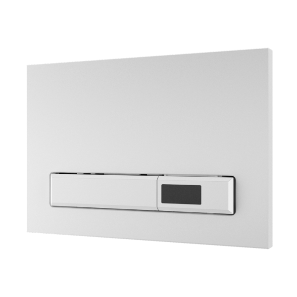 Spłukiwacz toaletowy na podczerwień do stelaża SLR 21, biały przycisk, 24 V DC