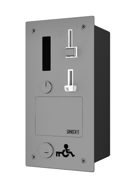 Podtynkowy automat do zamka drzwiowego z modułem GSM i z zamkiem euro, 24 V DC