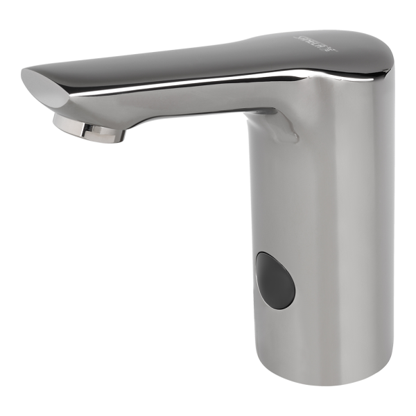 Stojąca bateria umywalkowa przeznaczona do wody ciepłej i zimnej, METAL GREY, 24 V DC