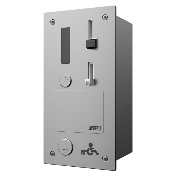 Podtynkowy automat do zamka drzwiowego z modułem GSM i z zamkiem euro, 24 V DC