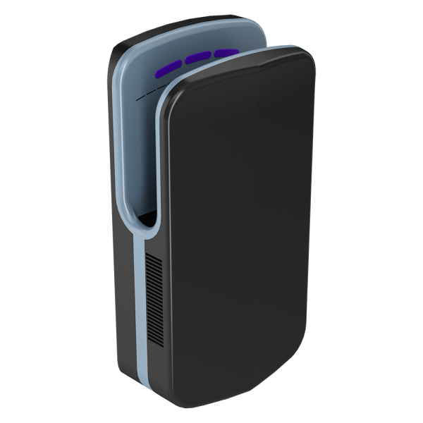 Automatyczna suszarka do rąk, czarna, 230 V AC