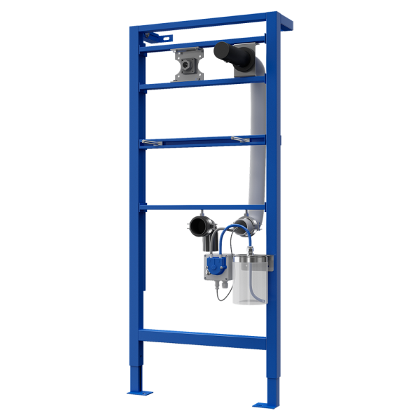 Automatyczny nierdzewny naścienny podajnik mydła z ramą montażową SLR 24, pojemnik na mydło 1 l, czarny, 230 V AC