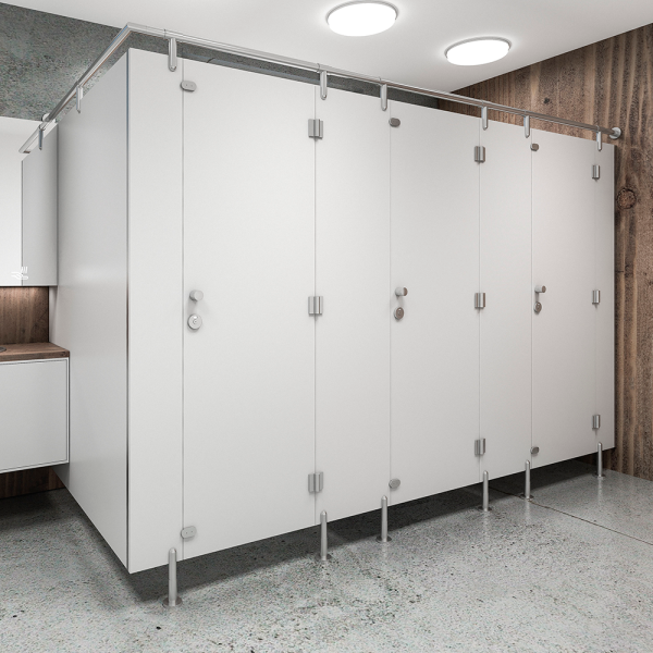 Sanitarne kabiny i ścianki działowe do suchych pomieszczeń